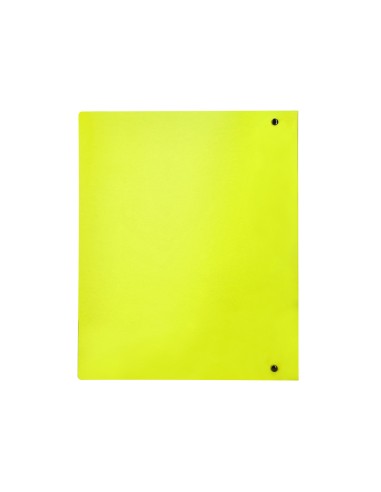 Carpeta liderpapel 4 anillas mixtas 40 mm polipropileno din a4 amarillo fluor opaco