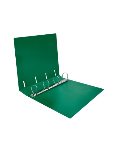 Carpeta liderpapel 4 anillas mixtas 40 mm polipropileno din a4 verde translucido