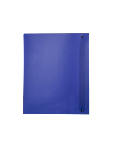 Carpeta liderpapel 4 anillas mixtas 40 mm polipropileno din a4 azul translucido