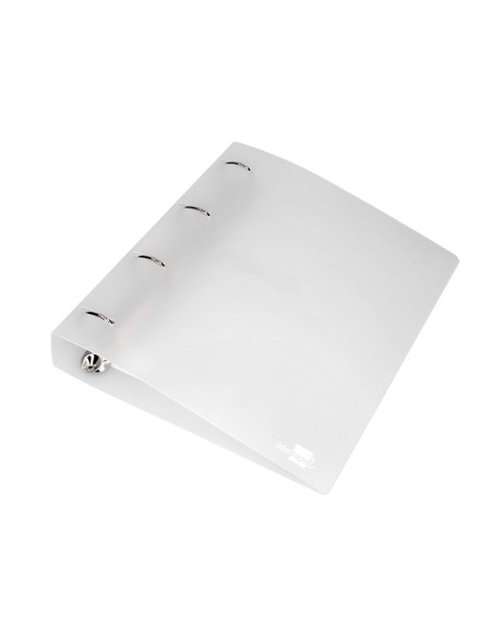 Carpeta liderpapel 4 anillas mixtas 40 mm polipropileno din a4 transparente