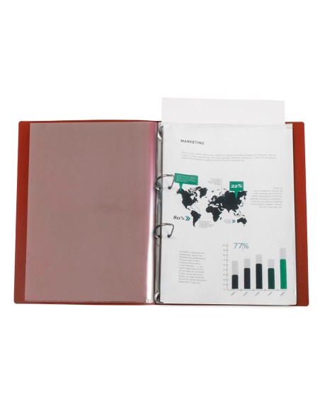 Carpeta liderpapel canguro 2 anillas 25 mm mixtas polipropileno din a4 rojo translucido Carpeta liderpapel canguro 2 anillas 25 mm mixtas polipropileno din a4 rojo translucido