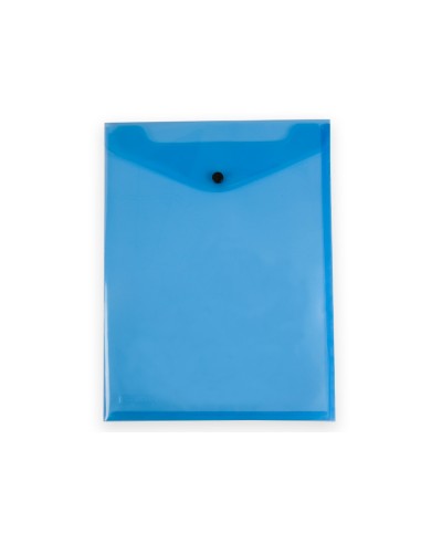 Carpeta liderpapel dossier broche polipropileno din a4 formato vertical con fuelle azul translucido