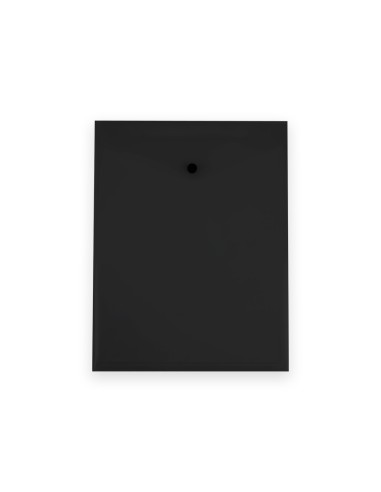 Carpeta liderpapel dossier broche polipropileno din a4 formato vertical con fuelle negro opaco