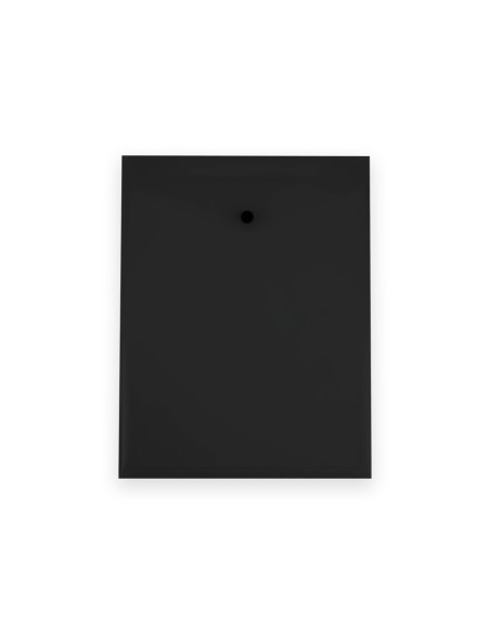 Carpeta liderpapel dossier broche polipropileno din a4 formato vertical con fuelle negro opaco