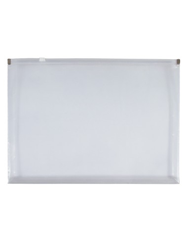 Carpeta dossier liderpapel a3 cierre de cremallera transparente