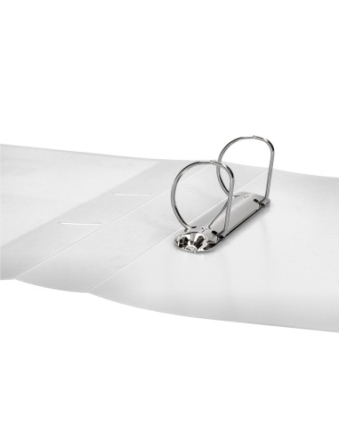 Carpeta liderpapel canguro 2 anillas 40 mm mixtas polipropileno din a4 transparente