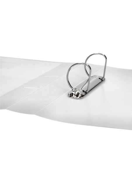 Carpeta liderpapel canguro 2 anillas 40 mm mixtas polipropileno din a4 transparente