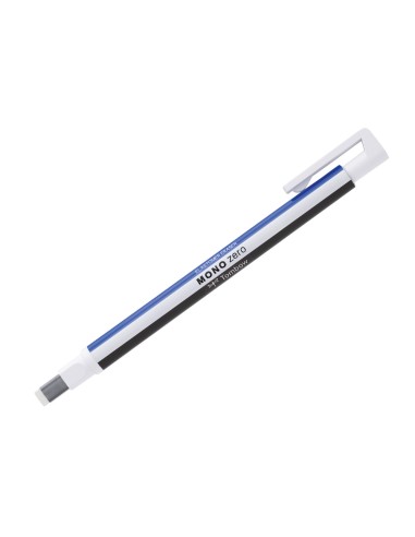 Portagomas tombow con clip mono zero punta rectangular 25x5 mm