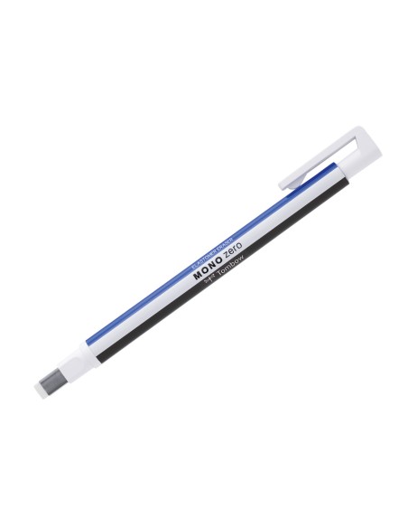 Portagomas tombow con clip mono zero punta rectangular 25x5 mm