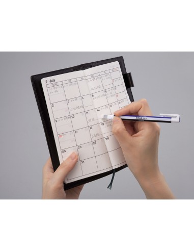 Portagomas tombow con clip mono zero punta rectangular 25x5 mm