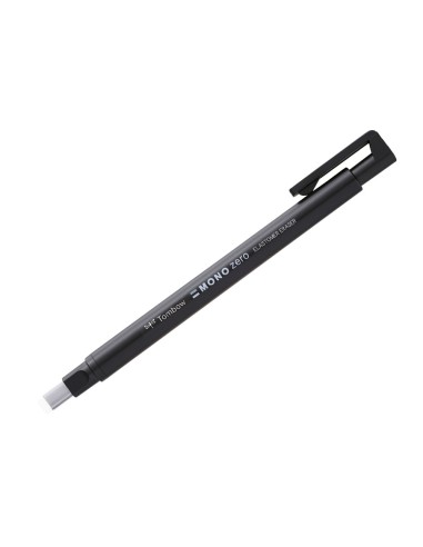 Portagomas tombow con clip mono zero punta rectangular 25x5 mm