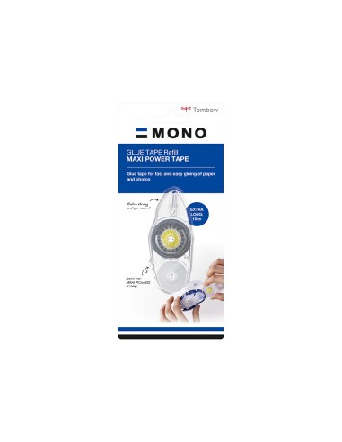 Recambio cinta adhesiva tombow maxi power tape permanente pn ip 84 mm x 16 m