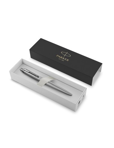 Boligrafo parker jotter xl monocromo acero ct en estuche