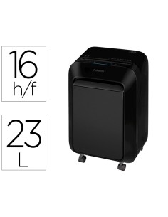Destructora de documentos fellowes lx 210 capacidad de corte 16 h seguridad p4 destruye grapas clips y
