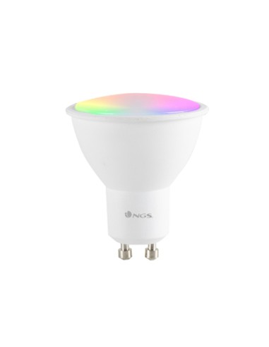 Bombilla ngs bulb wifi led gleam 510c halogena colores 5w 460 lumenes base gu10 regulable en intesidad