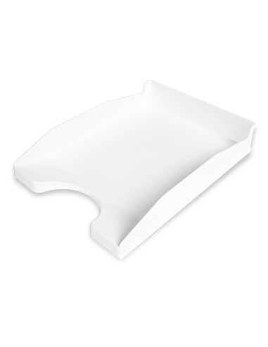 Bandeja sobremesa plastico q connect blanco opaco 240x70x340 mm