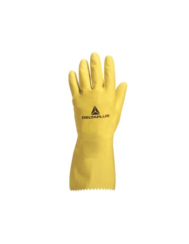 Guantes deltaplus de nitrilo desechable negro caja de 100 unidades talla 7 8