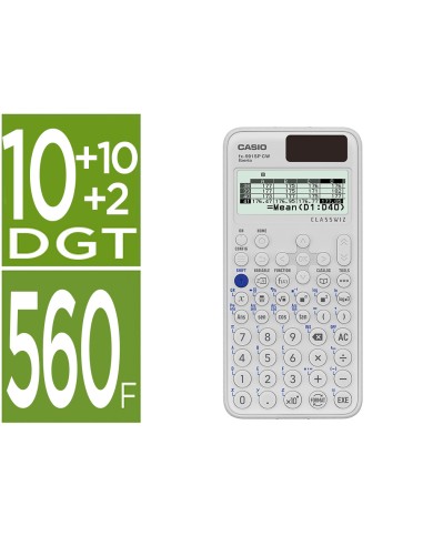 Calculadora casio fx 991sp cw iberia classwiz cientifica 560 funciones 9 memorias 102 digitos 5 idiomas con tapa