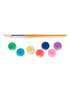 Acuarela carioca 12 colores con pincel estuche de plastico