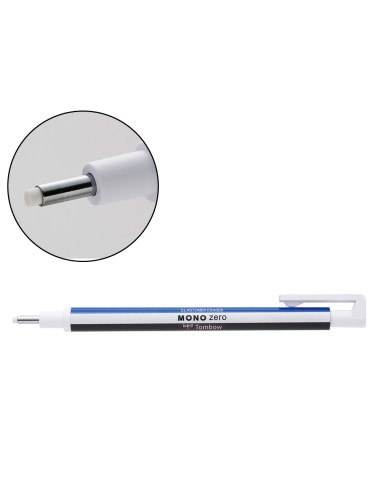 Portagomas tombow monocromo zero punta redonda 23 mm diametro