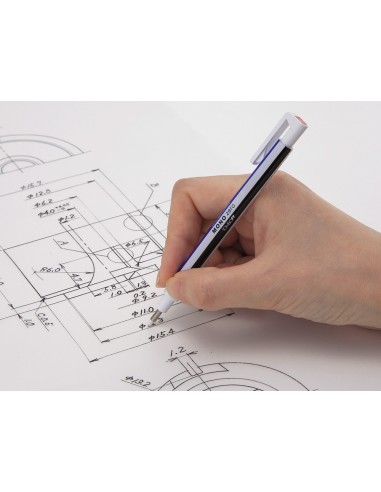 Portagomas tombow monocromo zero punta redonda 23 mm diametro