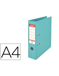 Archivador de palanca esselte colour ice polipropileno din a4 lomo 82 mm color azul