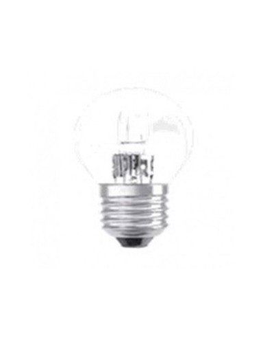 Bombilla sunmatic eco halogena mini globo e27 28w 375 lumenes 2000 horas luz blanca