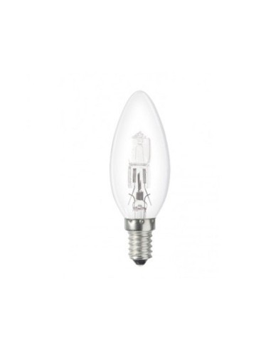 Bombilla sunmatic eco halogena vela 28w e14 clara luz blanca