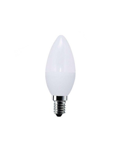 Bombilla sunmatic led mini globo frost smd e14 6w 2700k 470 lumenes luz calida
