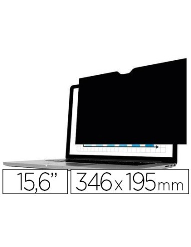 Filtro para pantalla fellowes privacidad 156 privascreen panoramico 16 9 346x195 mm