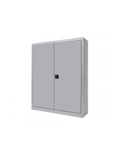 Armario metalico rocada dos puertas batientes incluye dos balda 102x105x45 cm acabado ac00 gris gris