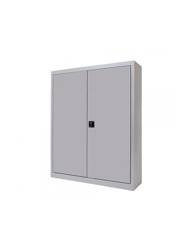 Armario metalico rocada dos puertas batientes incluye dos balda 102x105x45 cm acabado ac00 gris gris