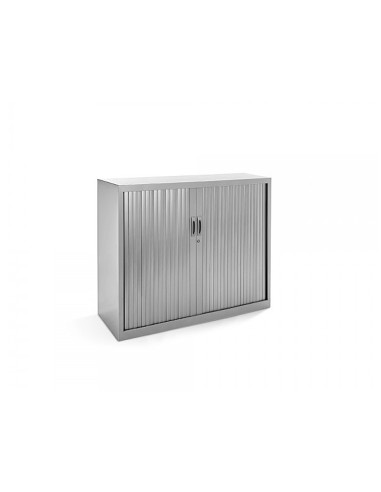 Armario metalico rocada dos puertas tipo persiana incluye dos balda serie store 105x80x45 cm acabado ac00