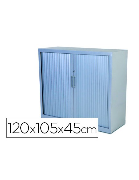 Armario metalico rocada dos puertas tipo persiana incluye dos balda serie store 120x105x45 cm acabado ac00 Armario metalico rocada dos puertas tipo persiana incluye dos balda serie store 120x105x45 cm acabado ac00