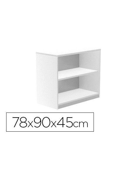 Armario rocada con dos estantes serie store 78x90x45 cm acabado aw04 blanco blanco Armario rocada con dos estantes serie store 78x90x45 cm acabado aw04 blanco blanco