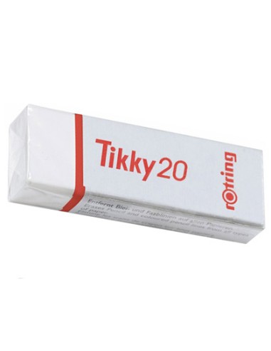 Goma rotring tikky 20 blanca