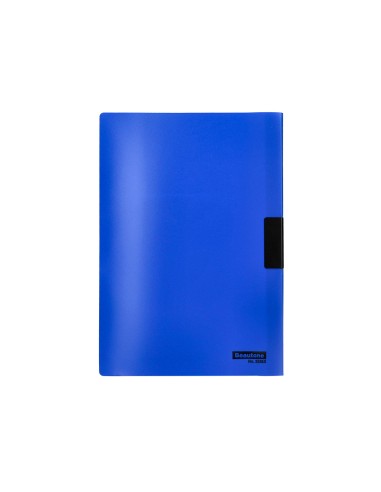 Carpeta beautone dossier pinza lateral 45302 polipropildin a4 azul 25 h pinza desliz pack de 10 retractilado