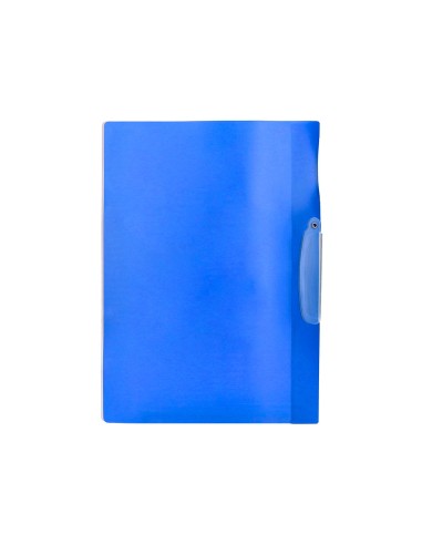 Carpeta beautone dossier pinza lateral 48382 polipropildin a4 azul pinza giratoria pack de 10 retractilado