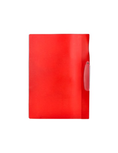 Carpeta beautone dossier pinza lateral 48380 polipropildin a4 roja pinza giratoria pack de 10 retractilado