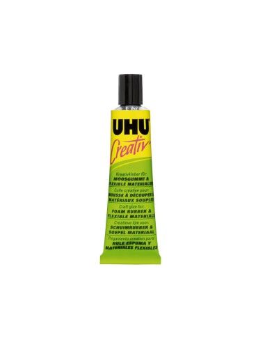 Pegamento uhu creativ para goma eva y materiales flexibles 33 ml