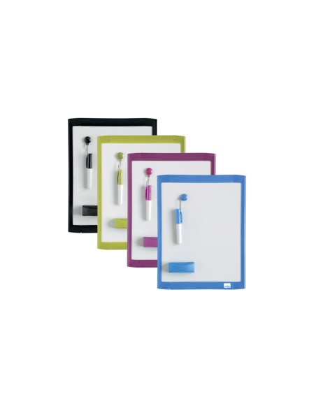 Pizarra nobo hogar magnetica borrador 216x280 mm colores surtidos