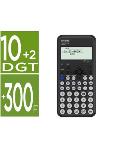 Calculadora casio fx 82sp cw iberia classwiz cientifica 300 funciones 9 memorias con tapa