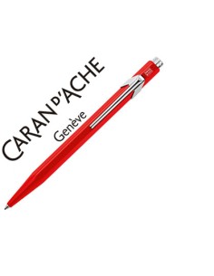 Boligrafo caran d ache 849 rojo punta media