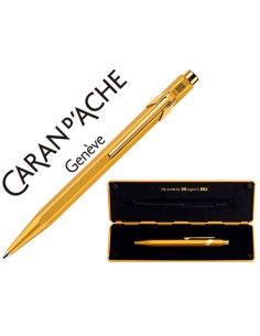 Boligrafo caran d ache 849 goldbar 2012 collection con estuche punta media
