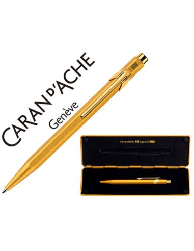 Boligrafo caran d ache 849 goldbar 2012 collection con estuche punta media