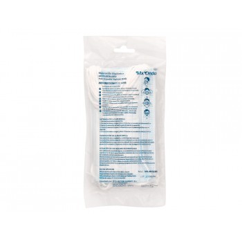 Mascarilla facial higienica azul desechable 3 capas con ajuste nasal metalico filtracion 95 mx onda