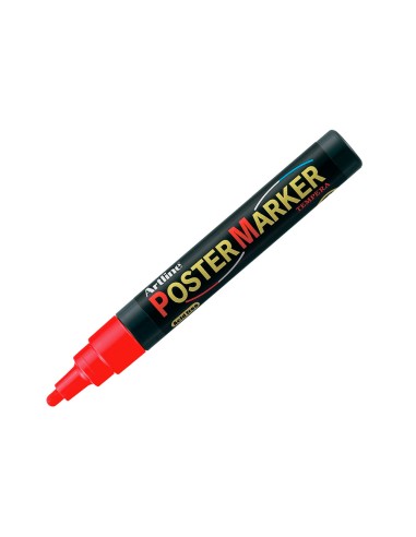 Rotulador artline poster marker epp 4 roj punta redonda 2 mm color rojo