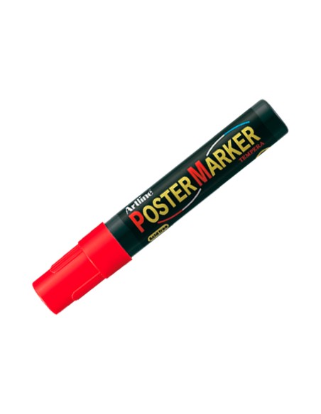 Rotulador artline poster marker epp 4 roj punta redonda 2 mm color rojo