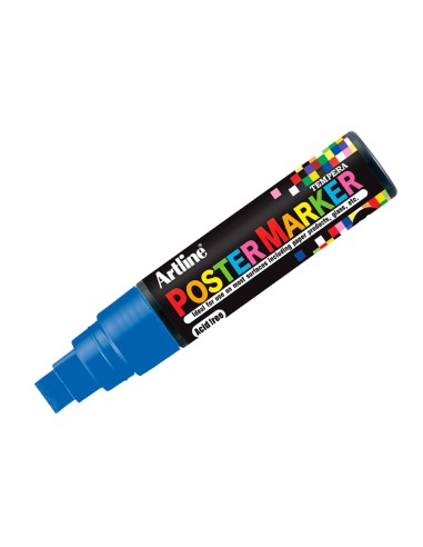 Rotulador artline poster marker epp 12 punta redonda 12 mm color azul