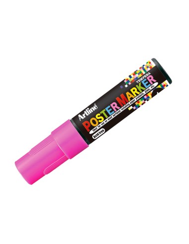 Rotulador artline poster marker epp 6 ros flu punta redonda 6 mm color rosa fluor